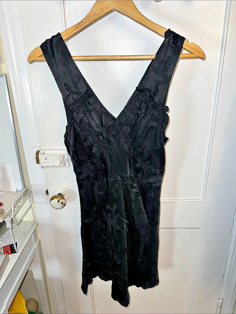 Realisation Floral Mini Dress in Black Like New